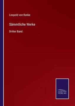 portada Sämmtliche Werke: Dritter Band (en Alemán)