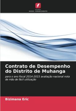 portada Contrato de Desempenho do Distrito de Muhanga: Para o ano Fiscal 2014-2015 Avaliação Nacional Nota de mão de Fácil Utilização