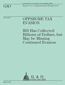 portada Report to Congressional Requesters: Offshore Tax Evasion (en Inglés)