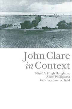 portada John Clare in Context (en Inglés)