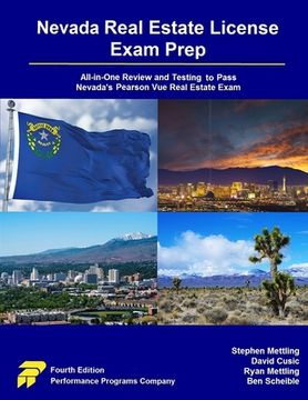 portada Nevada Real Estate License Exam Prep: All-in-One Review and Testing to Pass Nevada's Pearson Vue Real Estate Exam (in English)