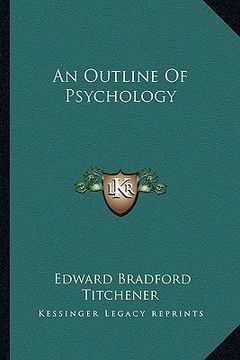 portada an outline of psychology