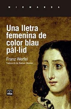 portada Una Lletra Femenina de Color Blau Pàl·Lid (en Catalá)