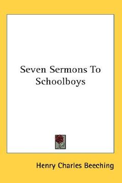 portada seven sermons to schoolboys (in English)