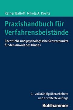 portada Praxishandbuch Fur Verfahrensbeistande: Rechtliche Und Psychologische Schwerpunkte Fur Den Anwalt Des Kindes (en Alemán)