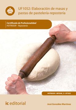 portada Elaboración de Masas y Pastas de Pastelería-Repostería. Hotr0509 - Repostería