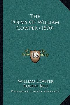portada the poems of william cowper (1870) (in English)