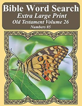 portada Bible Word Search Extra Large Print old Testament Volume 26: Numbers #5 (en Inglés)