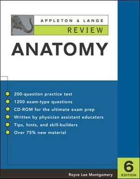 portada Appleton & Lange Review of Anatomy (in English)
