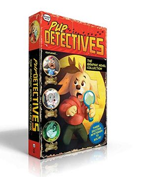 portada Pup Detectives the Graphic Novel Collection (Boxed Set): The First Case; The Tiger's Eye; The Soccer Mystery (en Inglés)