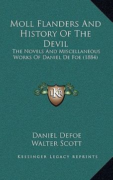 portada moll flanders and history of the devil: the novels and miscellaneous works of daniel de foe (1884) (en Inglés)