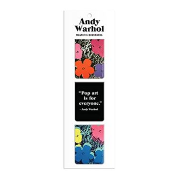 portada Andy Warhol Flowers Magnetic Bookmarks (Gal Andy Warhol) (en Inglés)