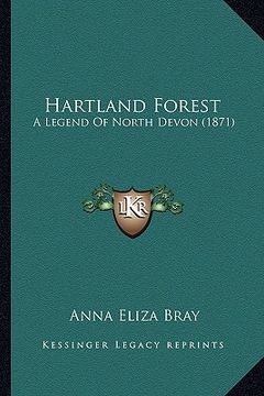 portada hartland forest: a legend of north devon (1871) (en Inglés)