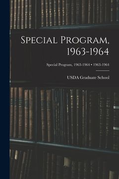 portada Special Program, 1963-1964; 1963-1964 (en Inglés)