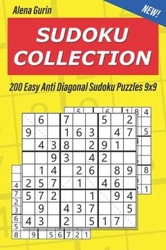 portada Sudoku Collection: 200 Easy Anti Diagonal Sudoku Puzzles 9x9 (en Inglés)