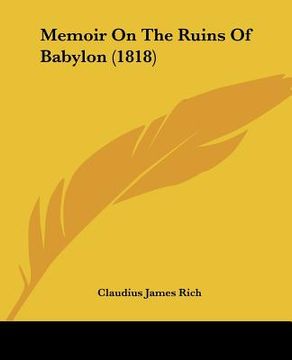 portada memoir on the ruins of babylon (1818)