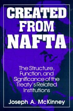 portada created from nafta: the structure, function, and significance of the treaty's related institutions (in English)