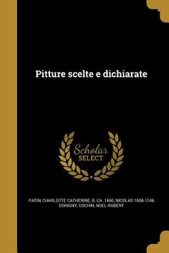 portada Pitture scelte e dichiarate (en Italiano)