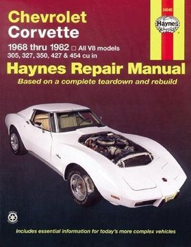 portada Chevrolet Corvette (68 - 82) (Usa Service & Repair Manuals) (in English)
