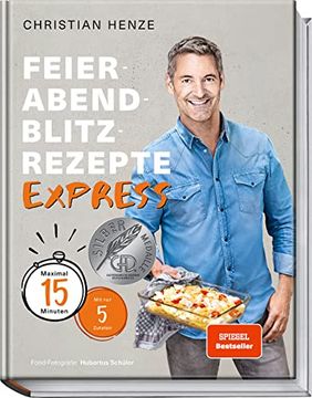 portada Feierabend-Blitzrezepte Express: Maximal 15 Minuten mit nur 5 Zutaten (en Alemán)