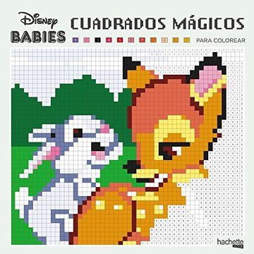 portada Cuadrados mágicos para colorear - Disney Babies