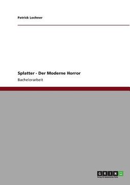 portada Splatter - Der Moderne Horror (en Alemán)