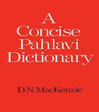 portada A Concise Pahlavi Dictionary (School of Oriental & African Studies) (en Inglés)