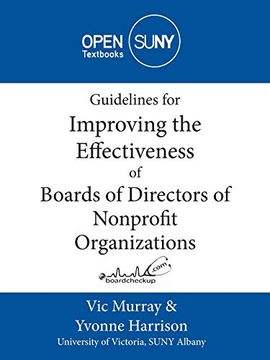 portada Guidelines for Improving the Effectiveness of Boards of Directors of Nonprofit Organizations (en Inglés)