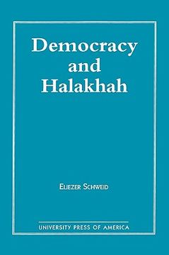 portada democracy and the halakhah (en Inglés)
