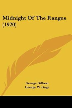 portada midnight of the ranges (1920) (en Inglés)