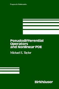 portada pseudodifferential operators and nonlinear pde (en Inglés)