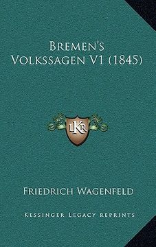 portada Bremen's Volkssagen V1 (1845) (en Alemán)