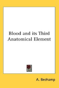 portada blood and its third anatomical element (en Inglés)