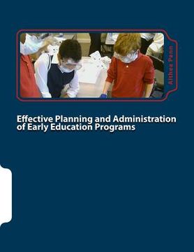 portada Effective Planning and Administration of Early Education Programs (en Inglés)