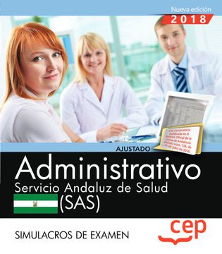 portada Administrativo. Servicio Andaluz de Salud (Sas). Simulacros de Examen