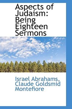 portada aspects of judaism: being eighteen sermons (en Inglés)