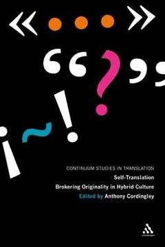 portada self-translation: brokering originality in hybrid culture (en Inglés)