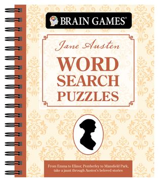 portada Brain Games - Jane Austen Word Search Puzzles (#2), 2: How Well do you Know These Timeless Classics? (en Inglés)