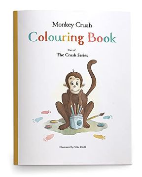 portada Monkey Crush Colouring Book (in English)