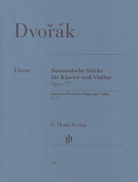 portada Dvorák, Antonín - Romantische Stücke op. 75 für Klavier und Violine