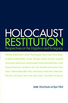 portada Holocaust Restitution: Perspectives on the Litigation and its Legacy (en Inglés)