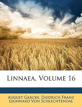 portada linnaea, volume 16 (en Inglés)