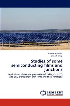portada studies of some semiconducting films and junctions (en Inglés)