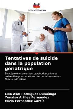 portada Tentatives de suicide dans la population gériatrique (en Francés)