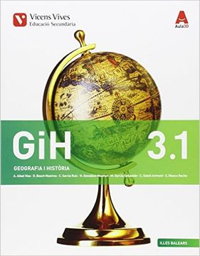 portada GiH 3. Geografia i Història. Illes Balears. llibre 1 i 2. (Aula 3D) (in Catalá)