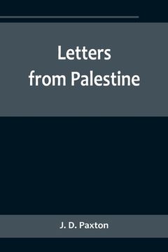 portada Letters from Palestine (en Inglés)