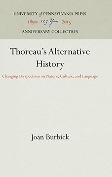 portada Thoreau's Alternative History: Changing Perspectives on Nature, Culture and Language (en Inglés)