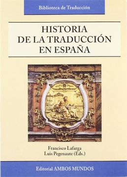 portada Historia de la Traduccion en España