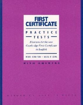 portada First Certificate Practice Tests Five Tests for the new Cambridge First Certifictate in English: Book With (en Inglés)