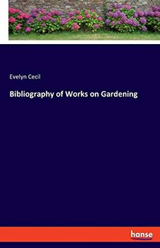 portada Bibliography of Works on Gardening (in English)